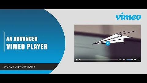 JOOMLA MODULE: AA ADVANCED VIMEO PLAYER