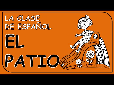 The playground in Spanish El patio de recreo by MAGICAL SPANISH