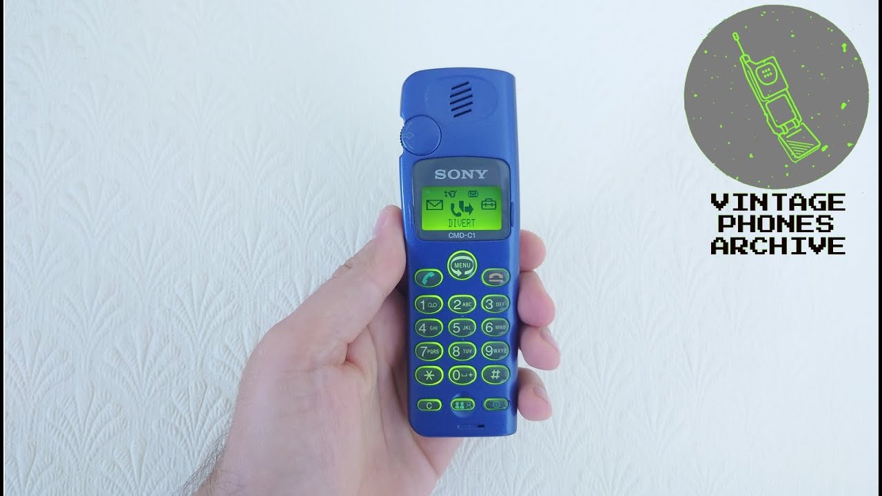 Sony CMD-C1 Mobile phone unboxing, menu browse, ringtones - YouTube