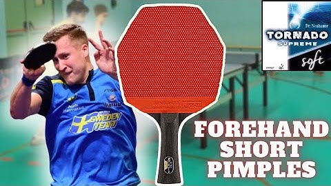 Forehand Pips - Stiga Cybershape | Falck style | Dr. Neubauer Tornado Supreme Soft