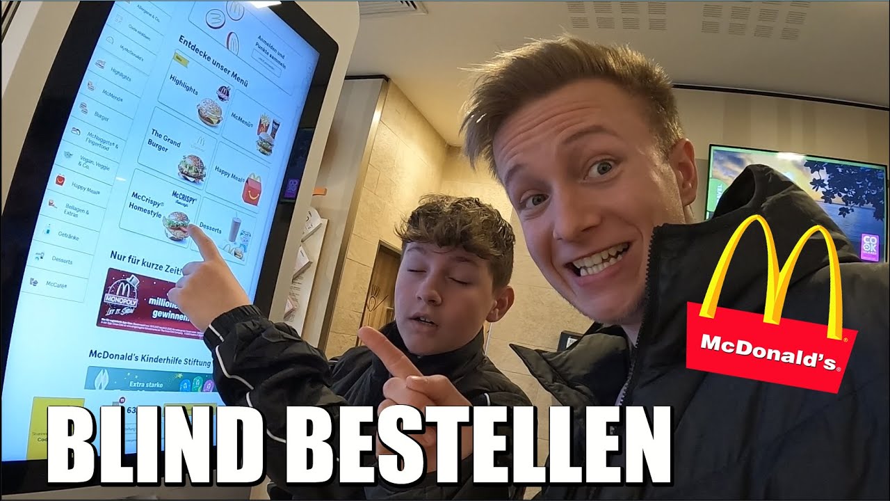 BLIND BEI MC DONALDS MIT 