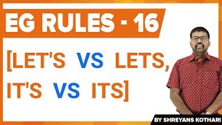 Famous #16 | Difference Between [Let's Vs. Lets], [It's Vs. Its] | Learn English | By Shreyans Kothari Profile