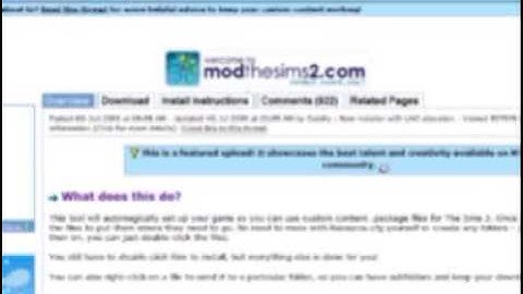 Sims 3 - Tutorial on how to put in package files