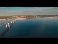 Волгоград Танцующий мост с воздуха 4K