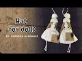 Macrame hat for dolls آموزش کلاه مکرومه برای عروسکها