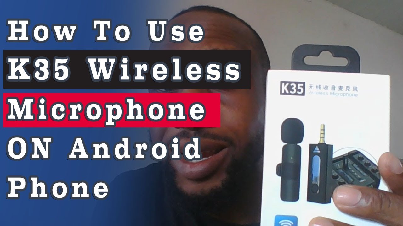 How To Use K35 Wireless Microphone on Android Phone - YouTube
