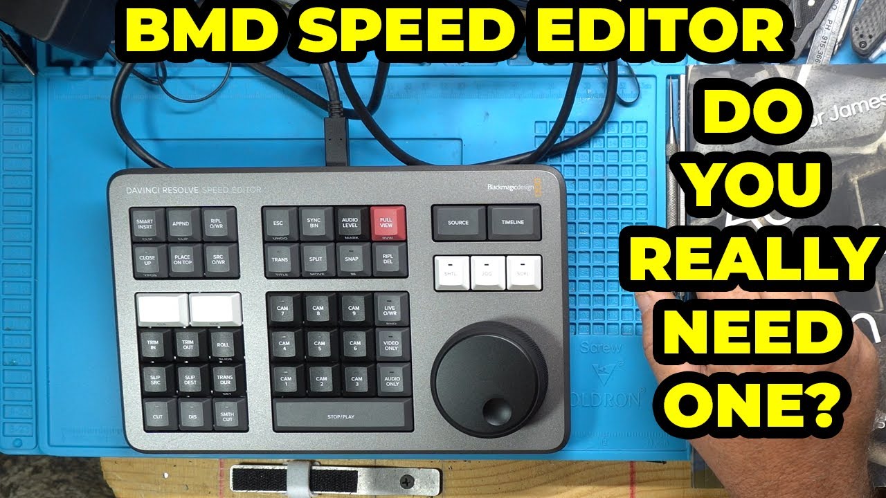 Black Magic Design Speed Editor Unboxing and Review - YouTube