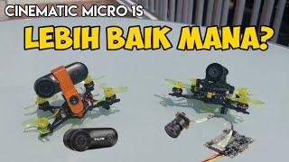 Cinematic Microdrone 1S  Rakitan Terbaik (Runcam Thumb vs Runcam Splite)