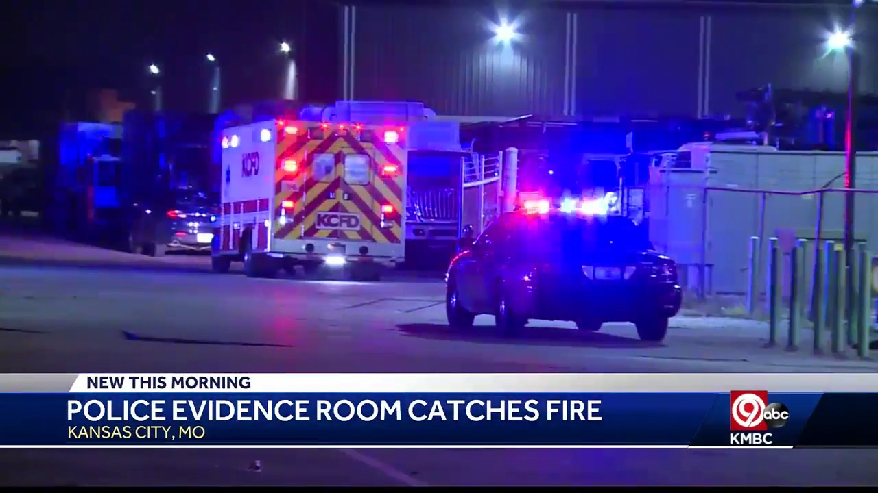 Fire Damages Warehouse Used For KCPD Evidence Storage