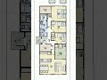 長方形縦長の平屋の間取り31坪4ldk