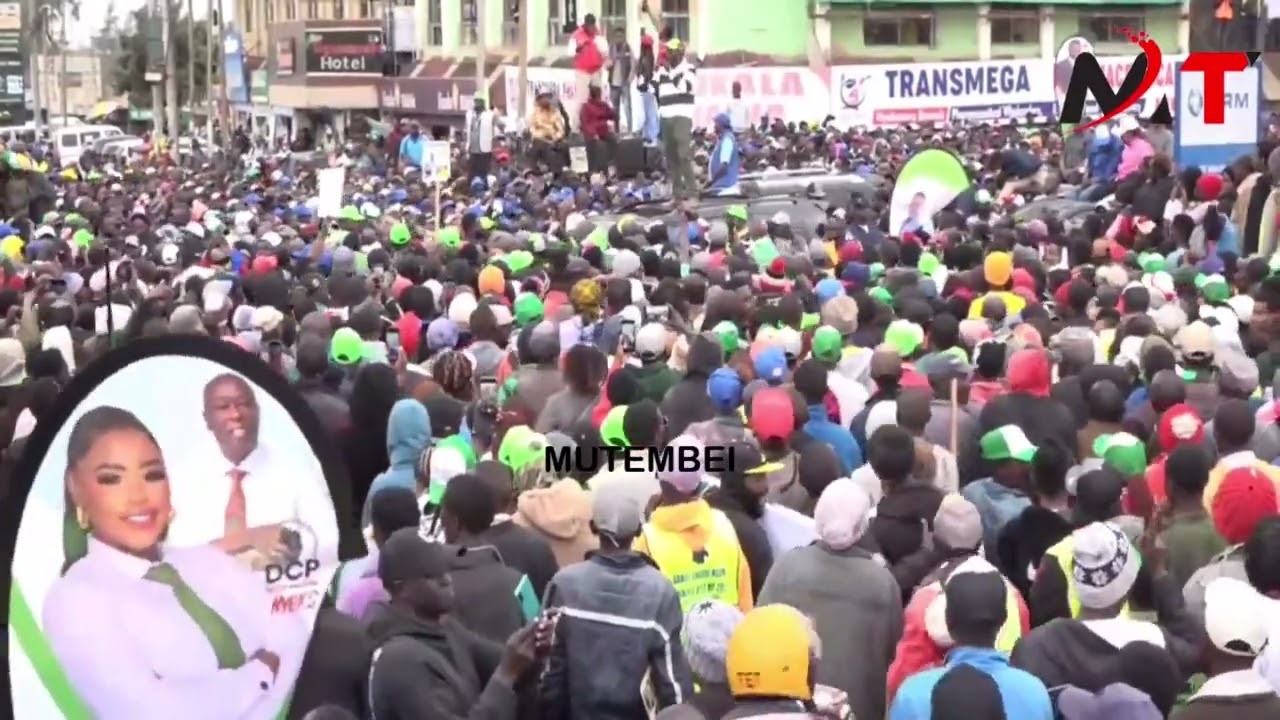 Gachagua Roars in Nyahururu Vows Ruto ni WANTAM!!