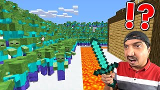 ١٥ خدعه وحيله لمواجهة اقوى انواع الزومبي 😱 Minecraft