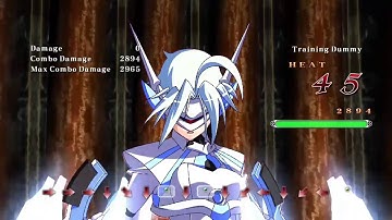 BLAZBLUE CHRONOPHANTASMA EXTEND - Nu 13 Ultimate Corner Combo