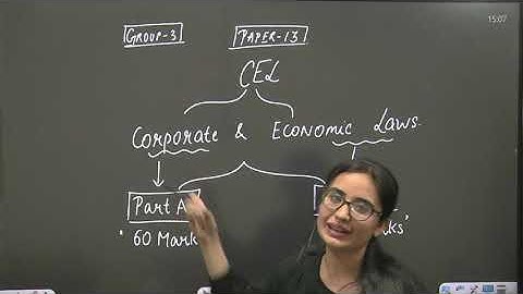 CMA FINAL LAW LECTURE 1 | CORPORATE LAW & COMPLIANCE | GYAN SAGAR CLASSES