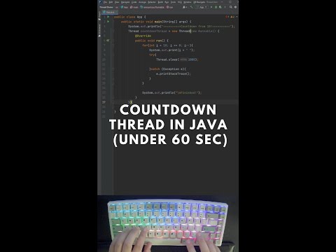 Video: Hoe maak ik een afteltimer in Java?