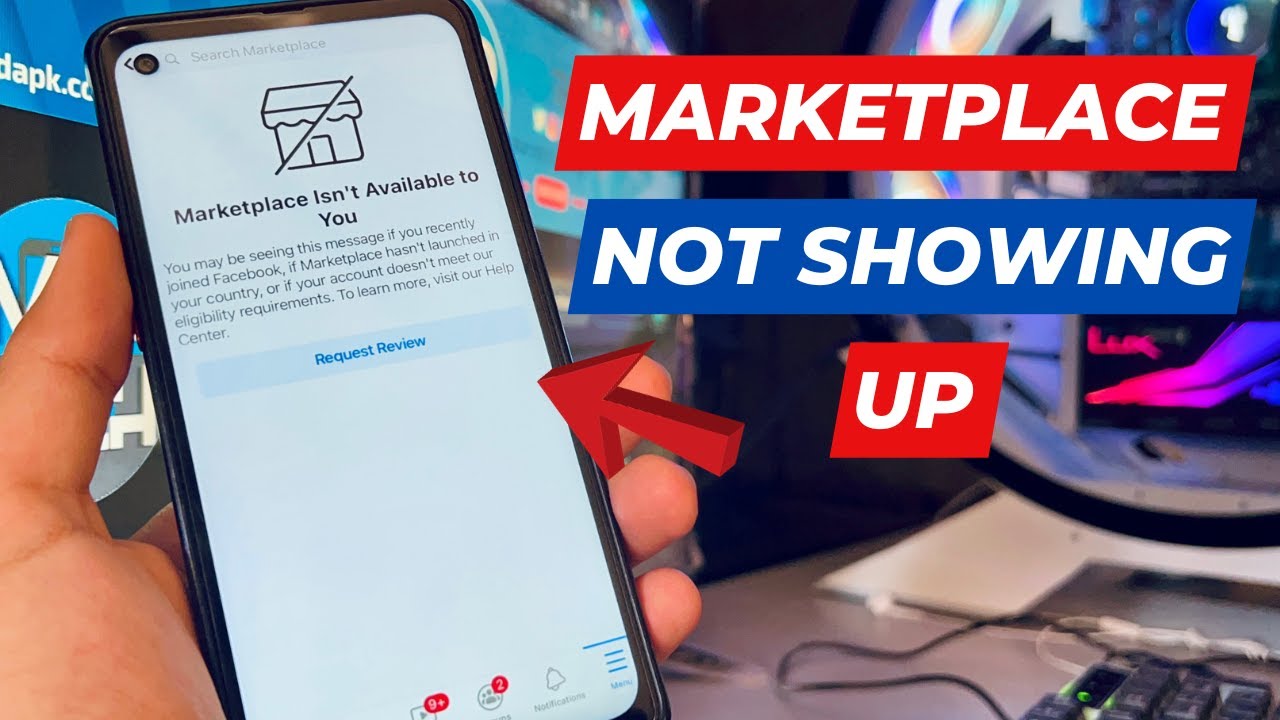 How To Fix Facebook Marketplace Not Showing Up - YouTube