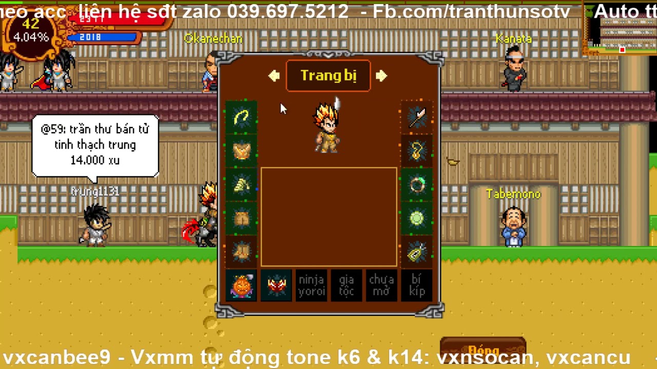 Mở 100 Sói Đen tìm Sói Đen ngon cho Đao 4x Borbee - TeamBEE sv4 | Ninja School Online