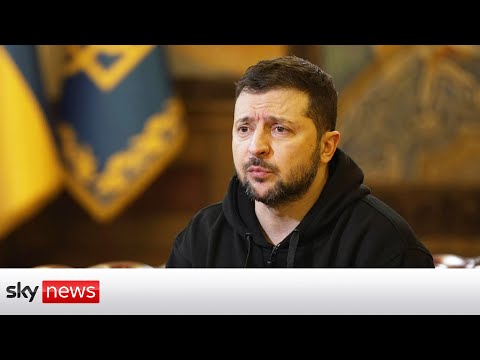 Ukraine war: president zelenskyy talks to kay burley in kyiv