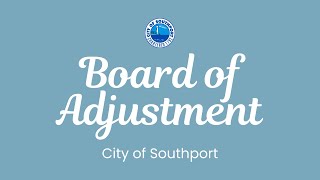 January 27, 2026 Board of Adjustment Regular Meeting