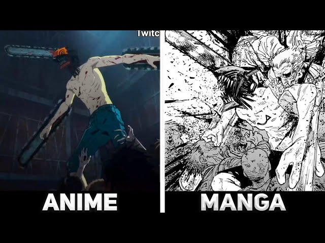 Chainsaw Man Anime vs Manga Differences - Best Moments 