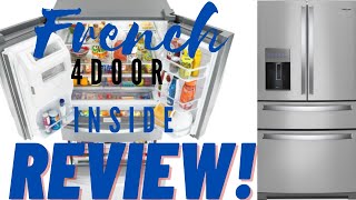 Whirlpool 4 Door French Door Refrigerator Inside Review!