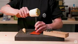 Precision Leather Hole Punching Yorkshine 9-Piece Punch Set