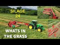 FIRST CUT SILAGE 24 PART 1- WHATS IN THE GRASS!! LUCKY ESCAPE