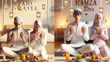 Ramadan pehla roza name photo editing in just one click From bing ai image #2025#viralvideo