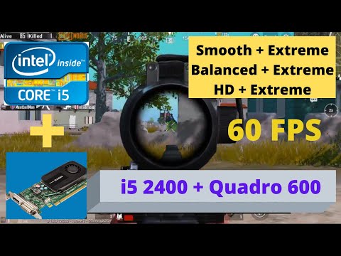 i5 2400 + Quadro 600 | Pubg Gameplay | FPS Test