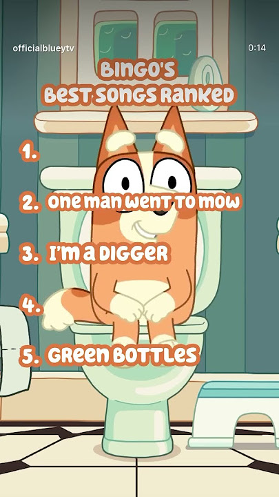 Bingo’s Best Songs Ranked | @BlueyChannel x Jack Carlson (The Bluey Fan Page)