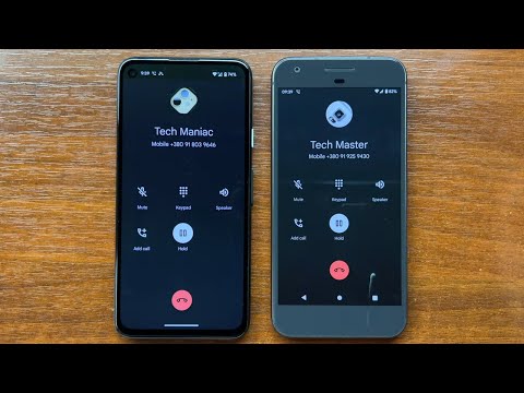 Incoming Call Google Pixel 4a (Android 13) vs Google Pixel (Android 10) with Stock Google Dialers