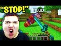 10 minutes of Minecraft rage..