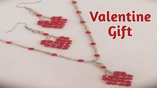 Best Gift For Valentine Day | Handmade Valentine Gifts | Heart Pendant Tutorial