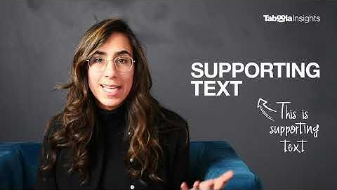 Taboola Insights: Subtitles