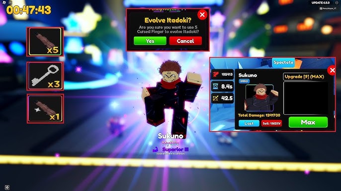 Evolving Gojo In Anime Adventures #jujutsukaisen #anime #roblox #anime, Gojo Satoru