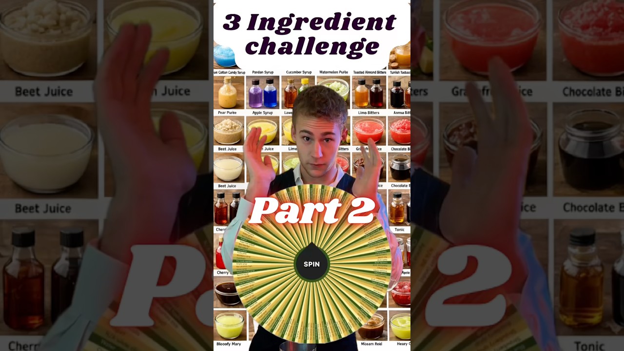 Приготовление напитка из 3 случайных ингредиентов 