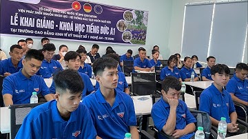 Khai giảng lớp tiếng Đức cho du học nghề tại Đức
