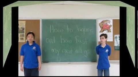 How to calculate robot drive speed