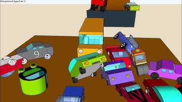 Cars: Sketchup Cars Animation made in School