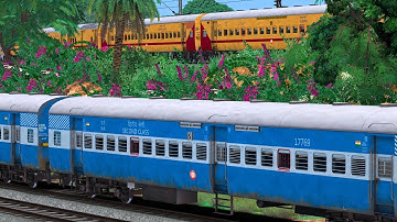 TRAINS PARLLEL ARRIVAL AND DEPATURE | BUMPY RAILROAD | Train Simulator | Railwork | NTG GAMING
