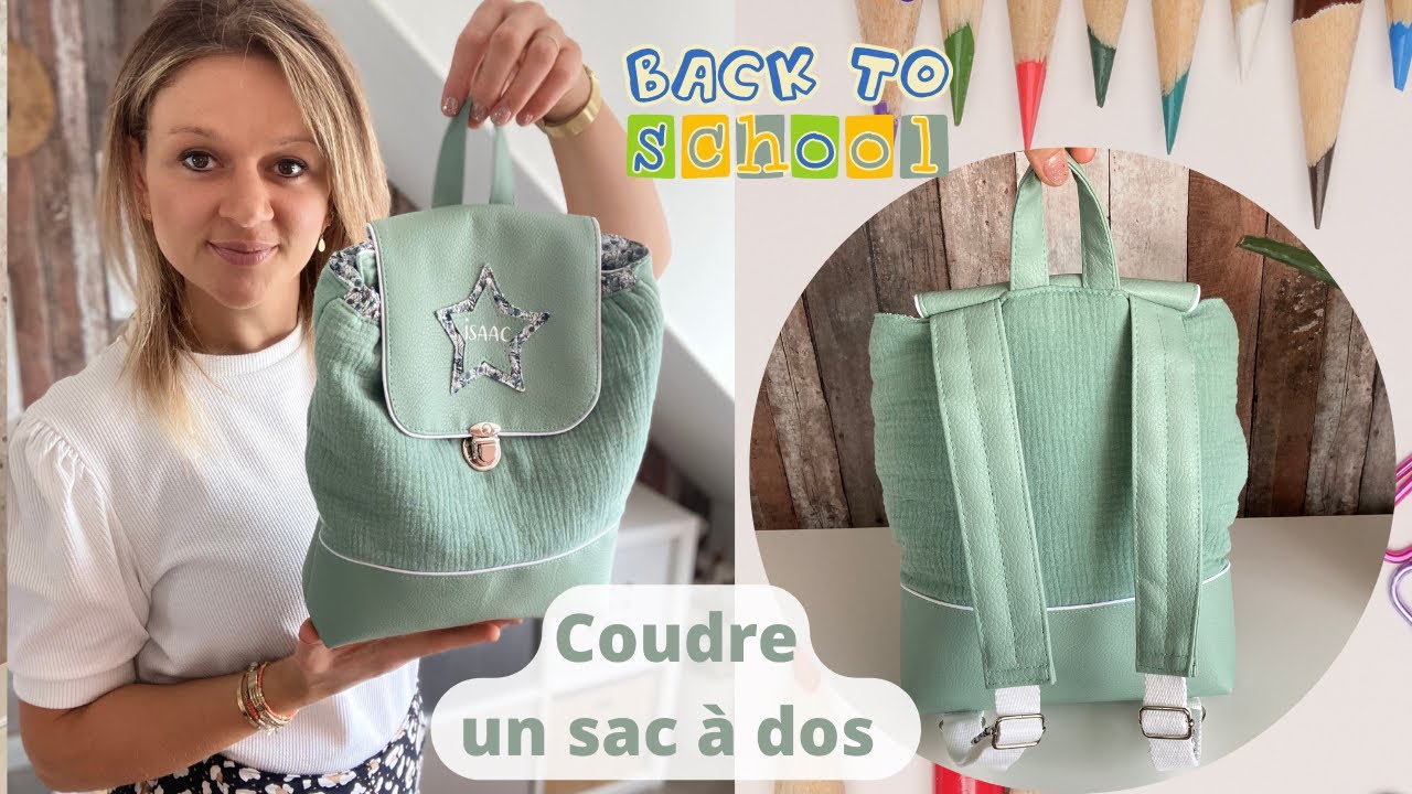 Tuto couture facile : coudre un sac à dos enfant 