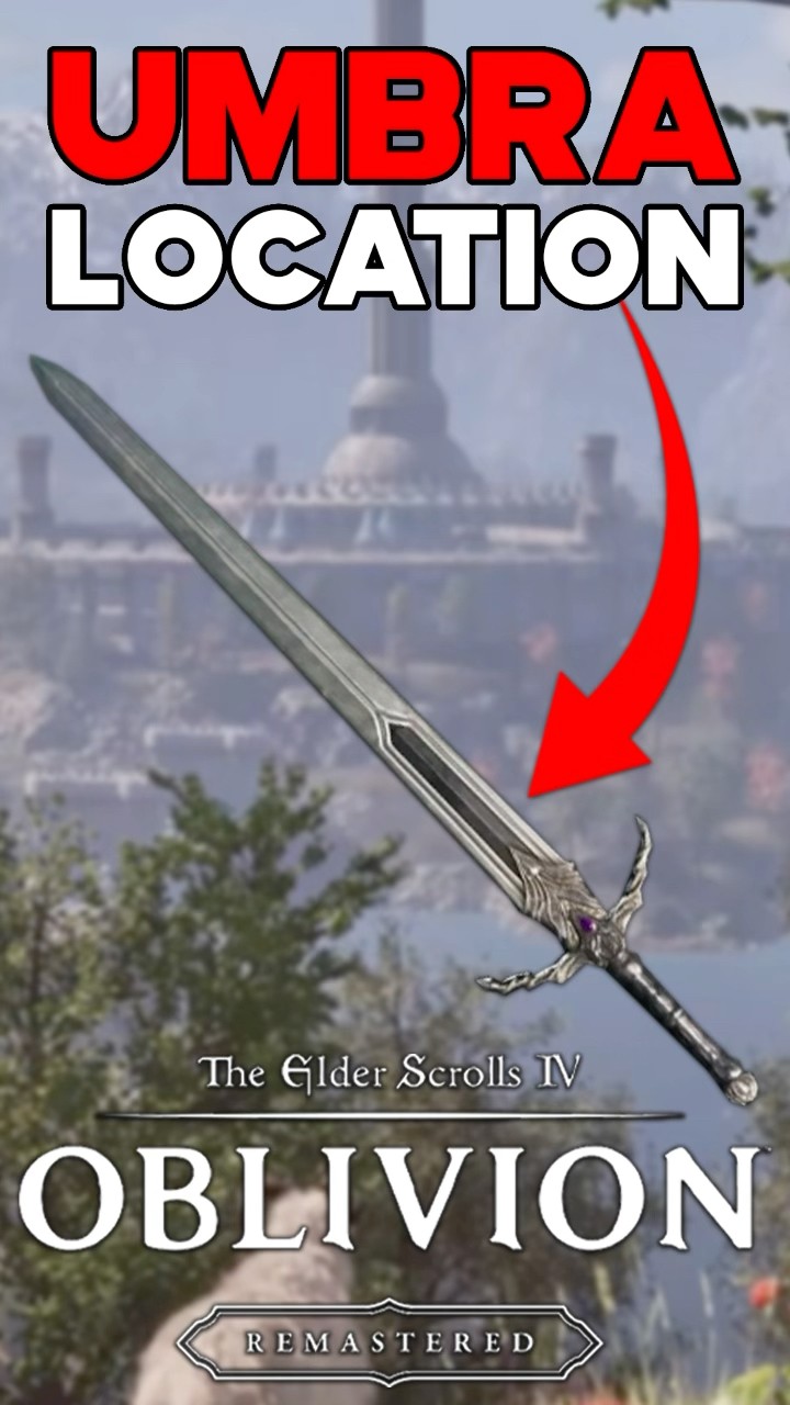 SECRET UMBRA UNIQUE SWORD LOCATION OBLIVION REMASTERED YouTube Oardefault 