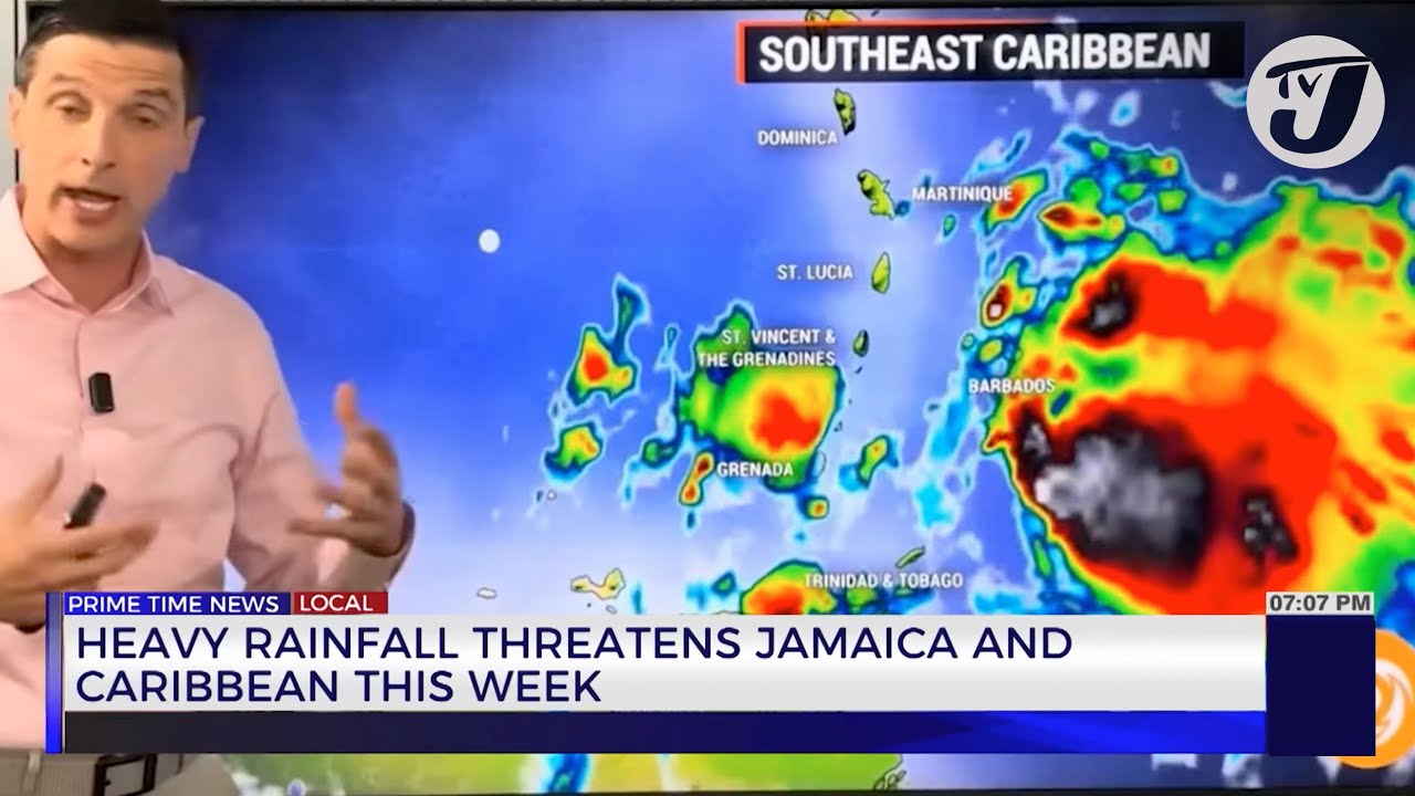 Heavy Rainfall Threatens Jamaica and Caribbean This Week | TVJ News