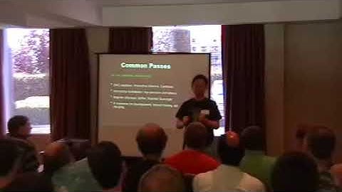 2007 LLVM Developers’ Meeting: E. Cheng “The LLVM Code Generator”