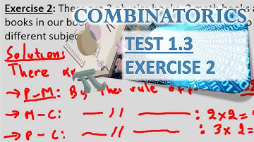COMBINATORICS - TEST 1.3 (Rule of Sum) - Exercise 2