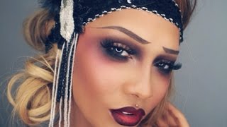 HALLOWEEN 1920s FLAPPER CABARET INSPIRED MAKEUP - SONJDRADELUXE HALLOWEEN 1920s FLAPPER CABARET INSPIRED MAKEUP - SONJDRADELUXE