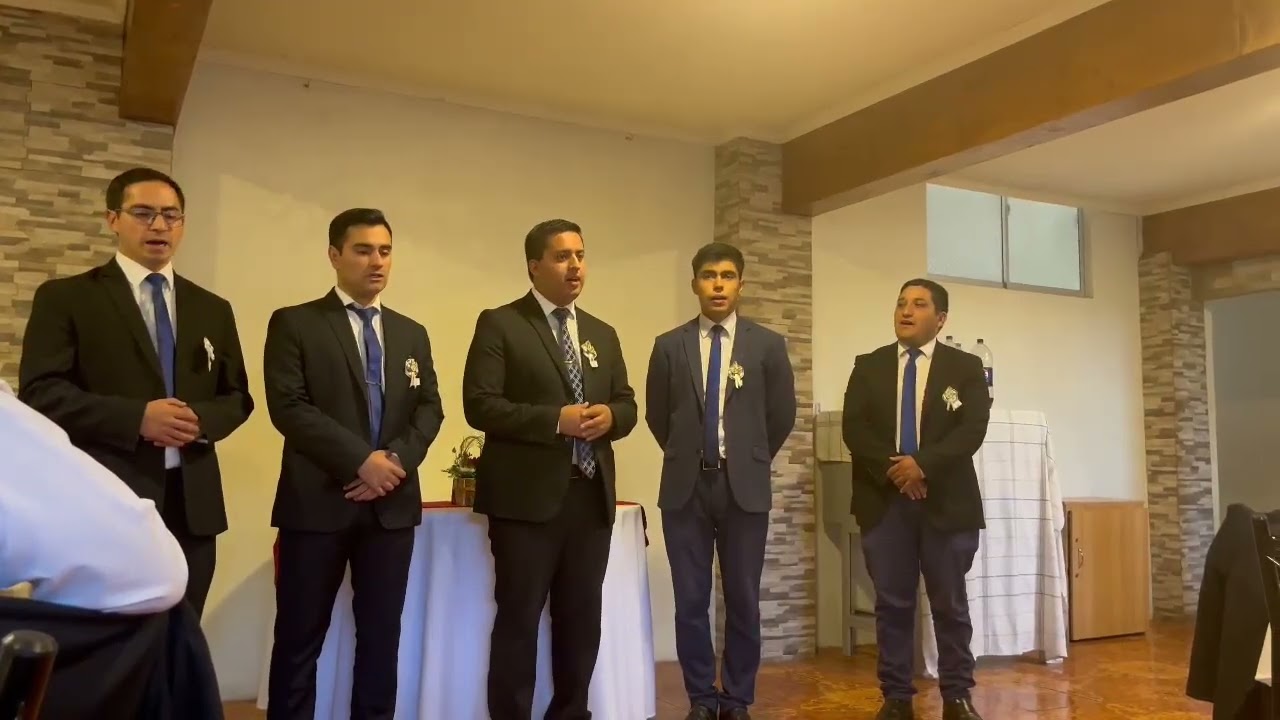 Cuarteto Iglesia Evangélica Pentecostal Talca centro, Chile, de visita en IEP Colbún.