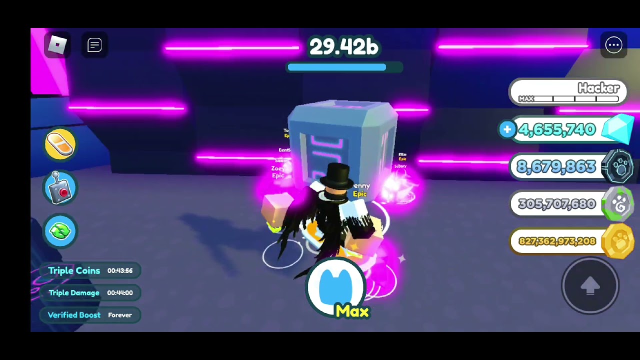 Best way to get tech coins in pet simulater X (Roblox) YouTube