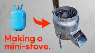 작은 난로 만들기 (Making a mini stove.)