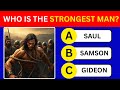 Bible Quiz | 30 Powerful Questions to Test Your Knowledge 📖✨ | Bible Boss Quiz